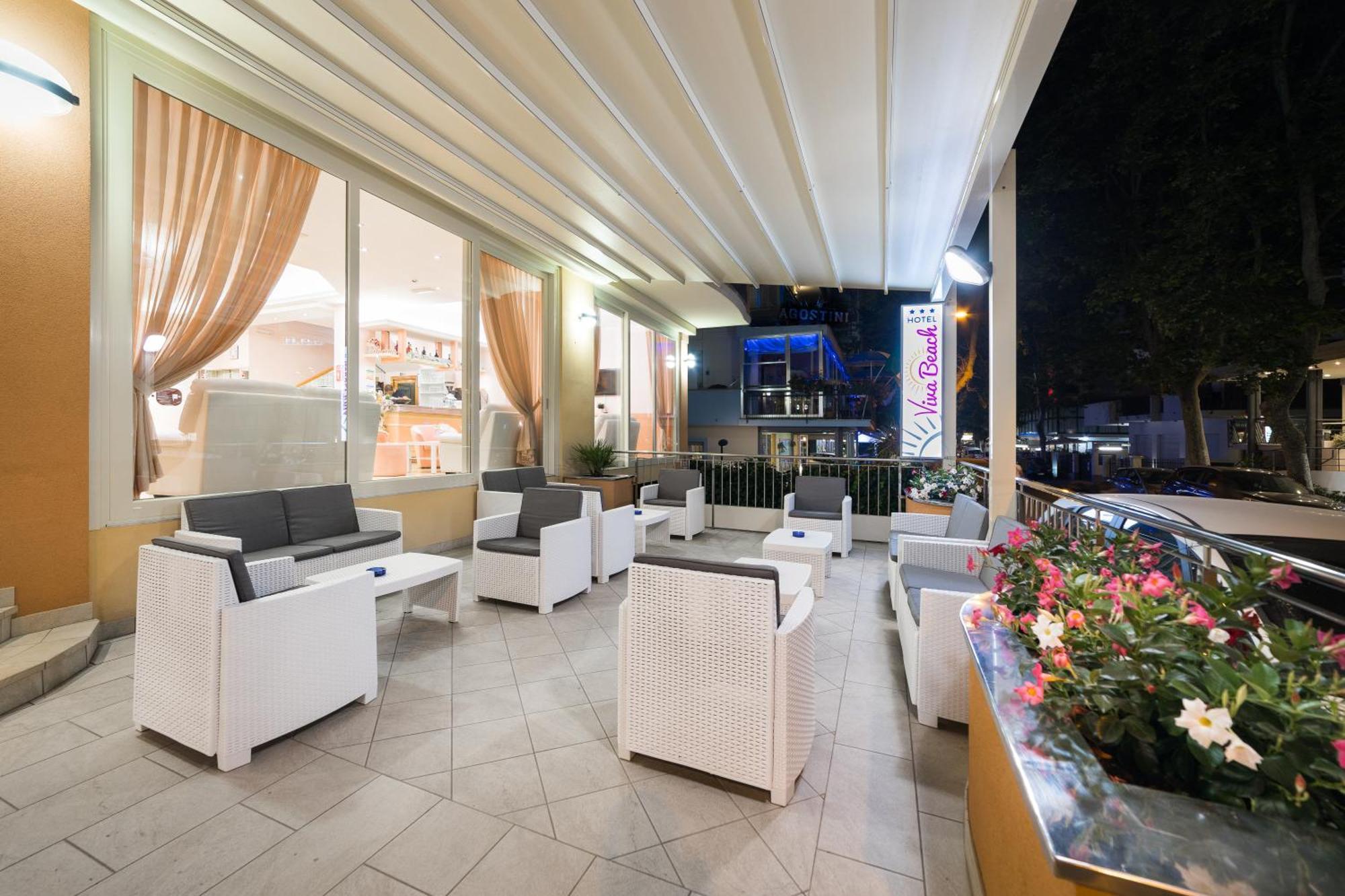 Viva Beach Hotel Rimini Exterior foto