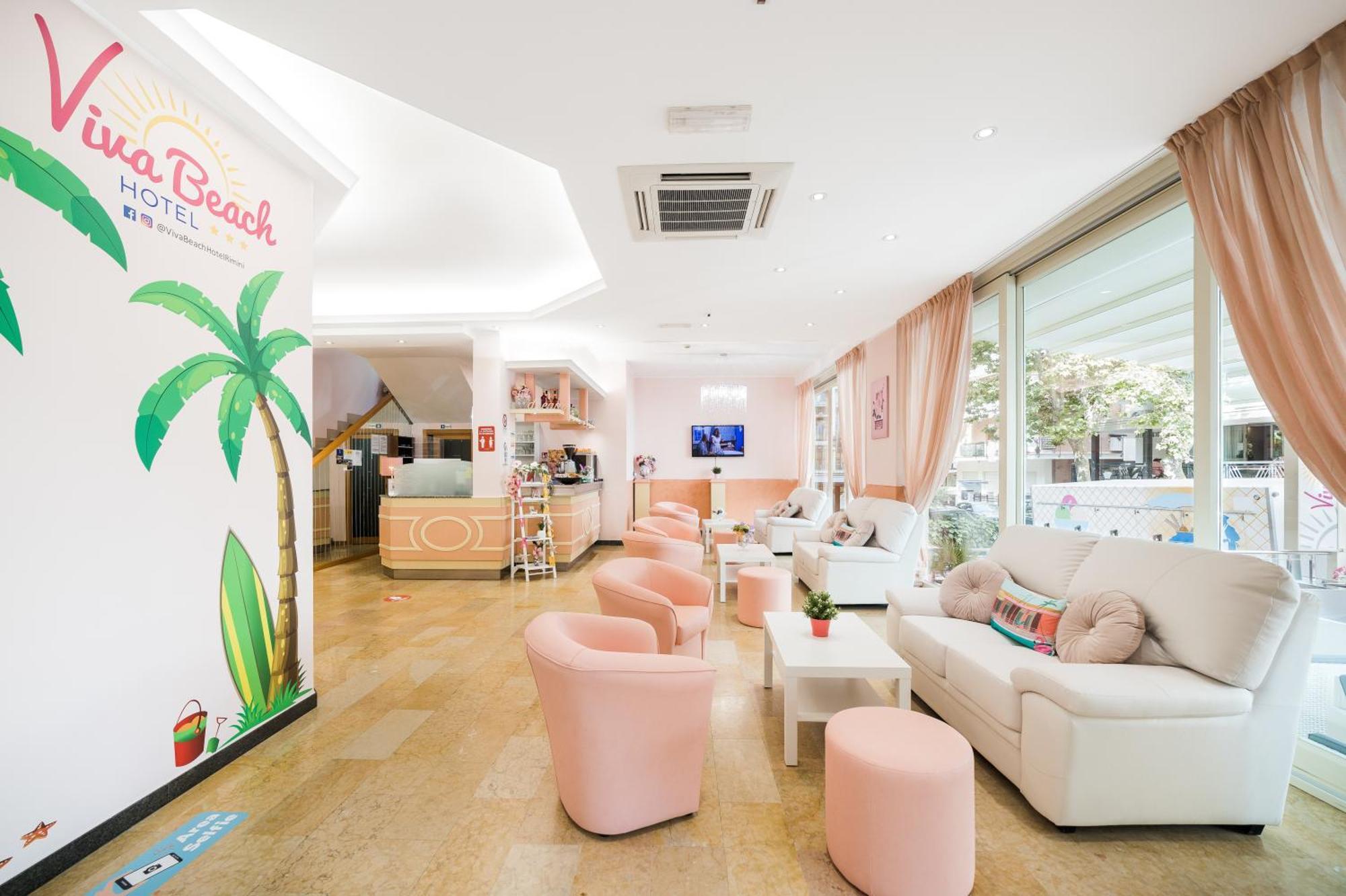 Viva Beach Hotel Rimini Exterior foto