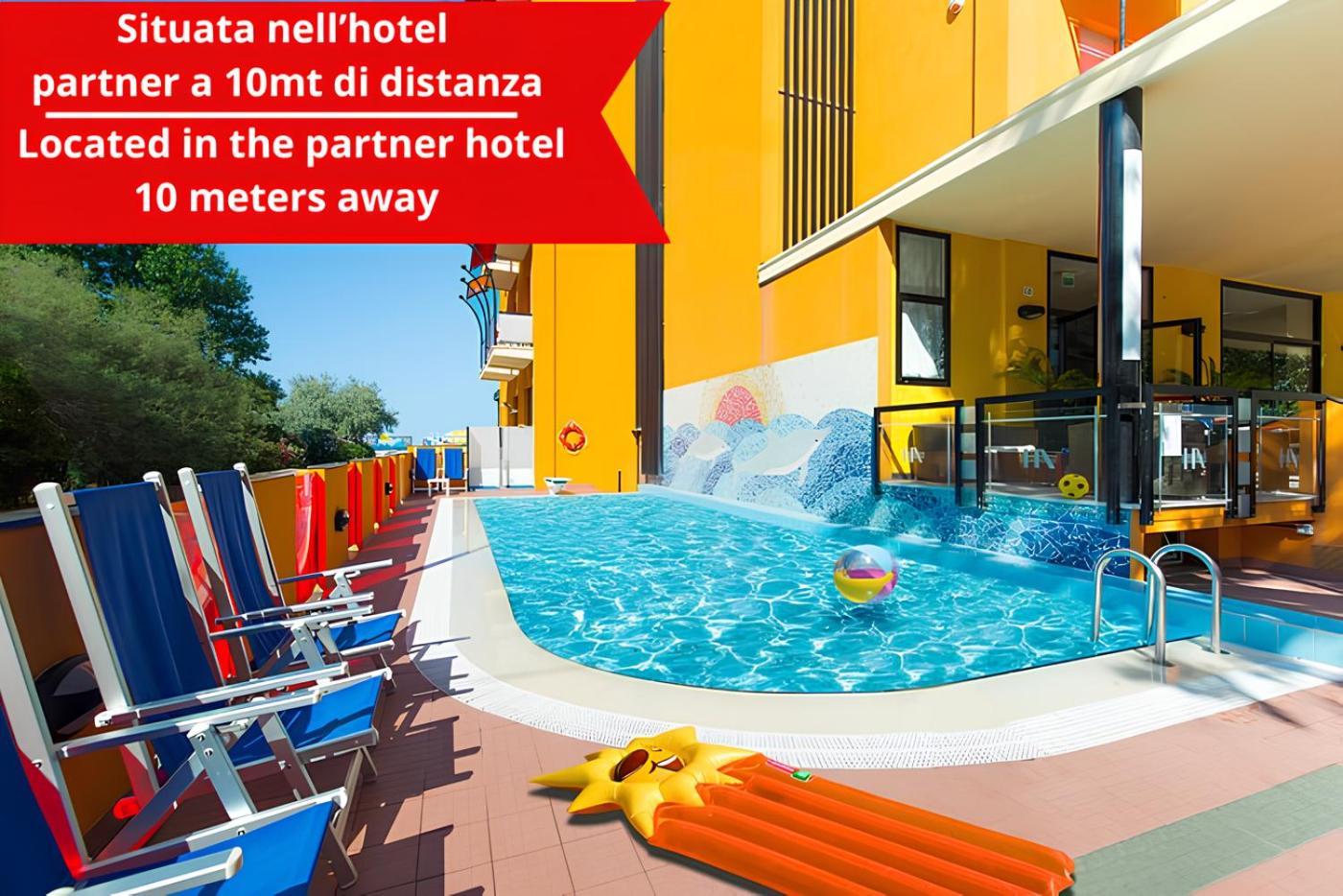 Viva Beach Hotel Rimini Exterior foto